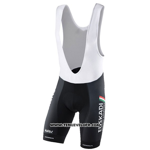 2017 Maillot Ciclismo Euskadi Vert et Noir Manches Courtes et Cuissard